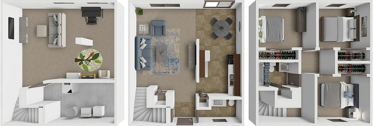 Floor plan Fitzgerald Townhome