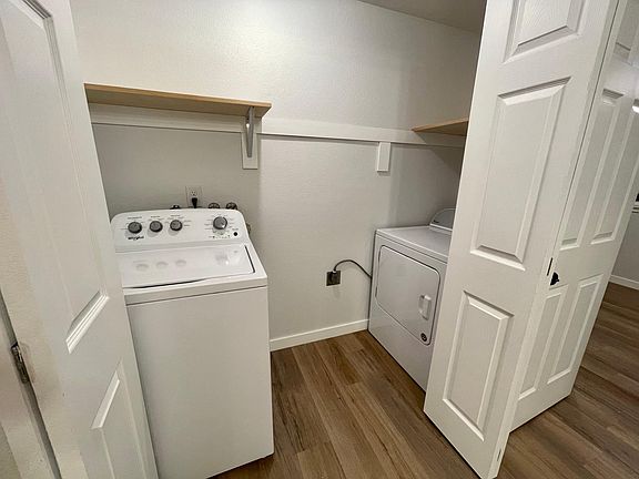 New washer and dryer