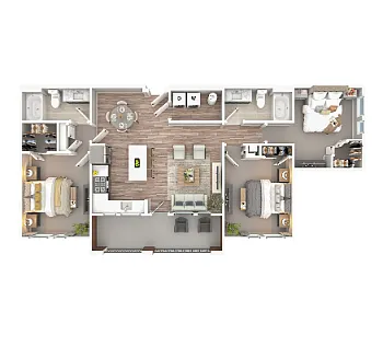 Floor plan The Everglade