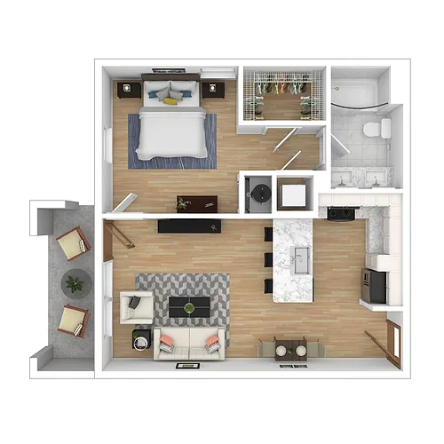 Floor plan Bartow (A1M)