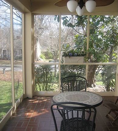 Screened porch with beautiful views