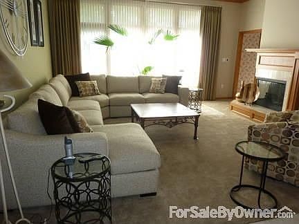 View of backyard from deck looking east