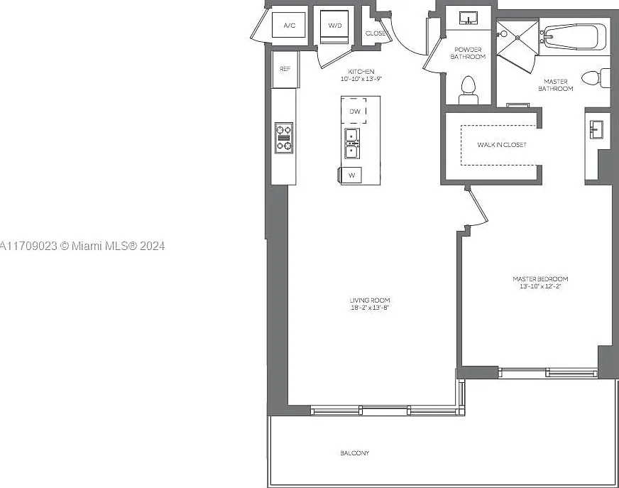 1 bed, 810 sqft, $5,800 — Photo 2