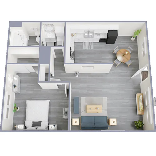Floor plan 1X1