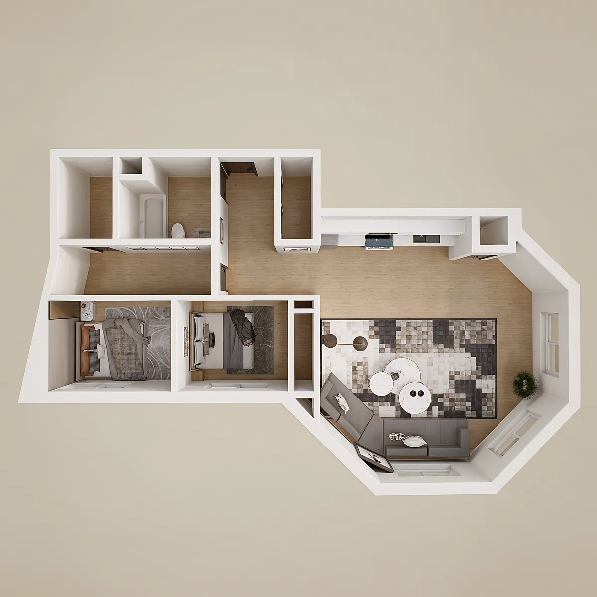 Floor plan B4