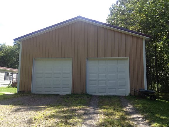 2 car detached garage