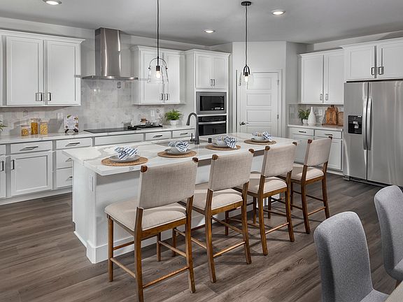 Modeled Residence 3 at Dockside of Delta Shores.