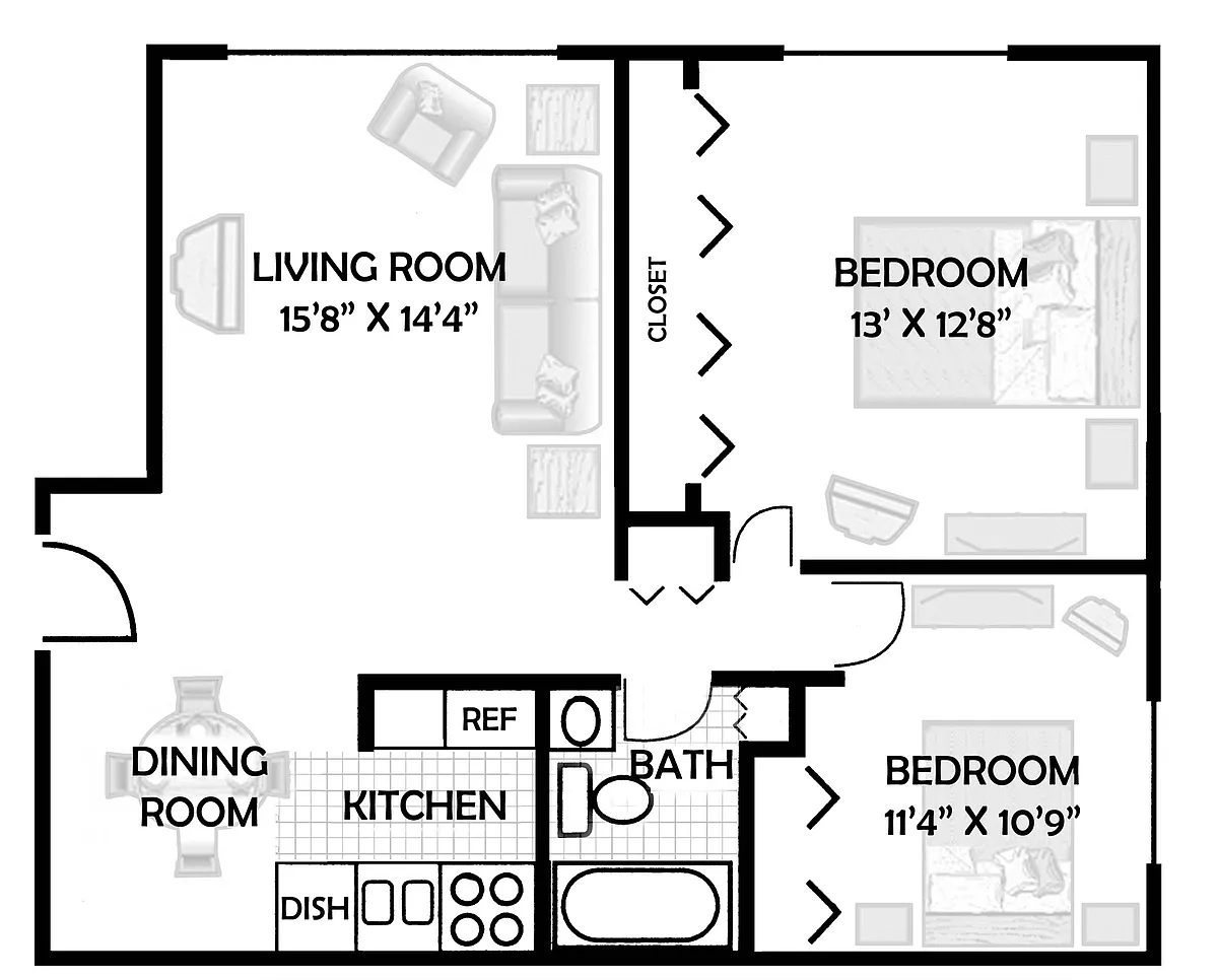 Floor plan The Magnolia