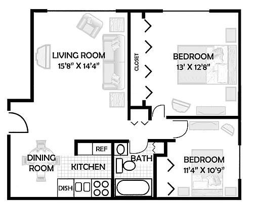 Floor plan The Magnolia