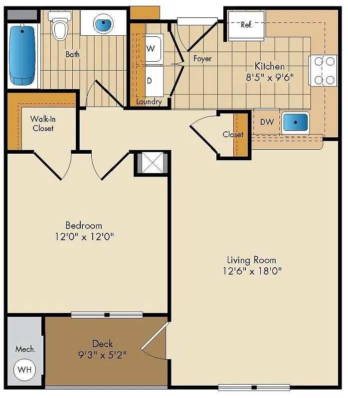 Floor plan St. James