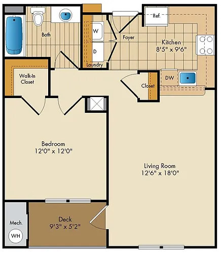 Floor plan St. James