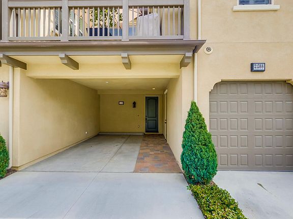 Enter your home from your private carport