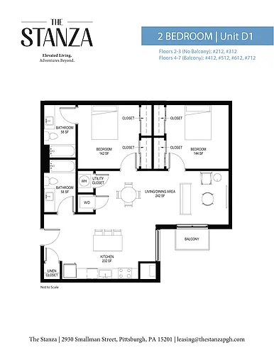 Floor plan Unit Type D1