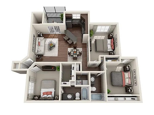 Floor plan Riverwalk