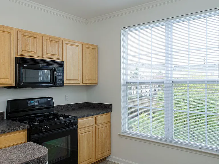 Kitchen with classic appliances