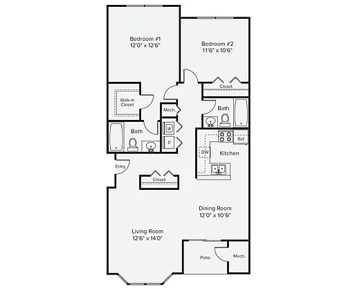 Floor plan B1