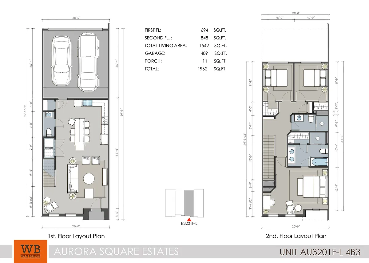Floor plan Solstice (AU3201FL)