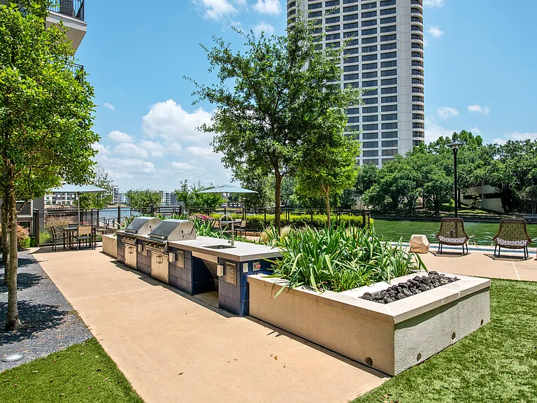 Grills and Courtyard