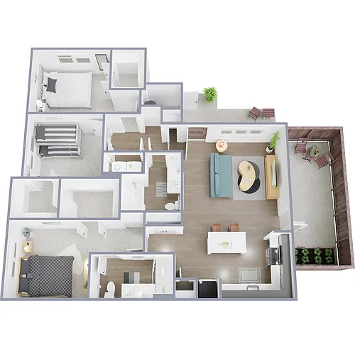 Floor plan C1 A