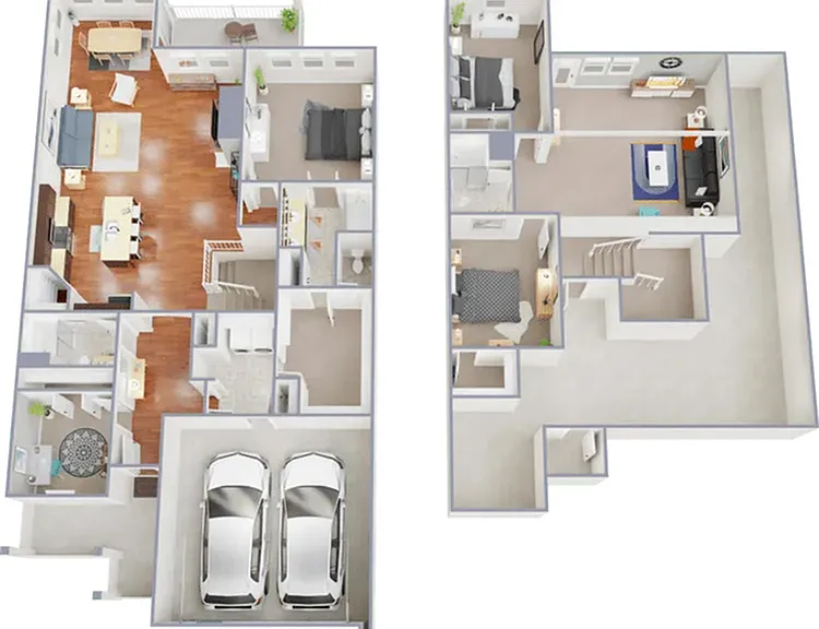 Three bedroom, three bath townhome with den Three bedroom, three bath townhome with den