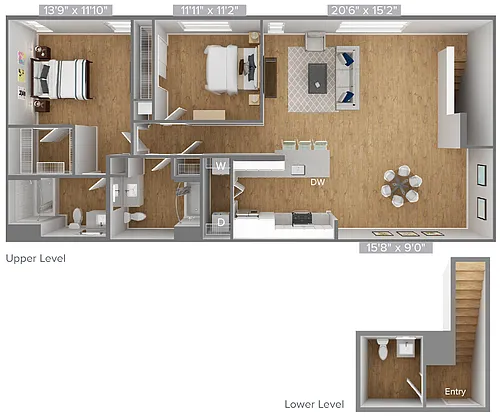 Floor plan B8TH