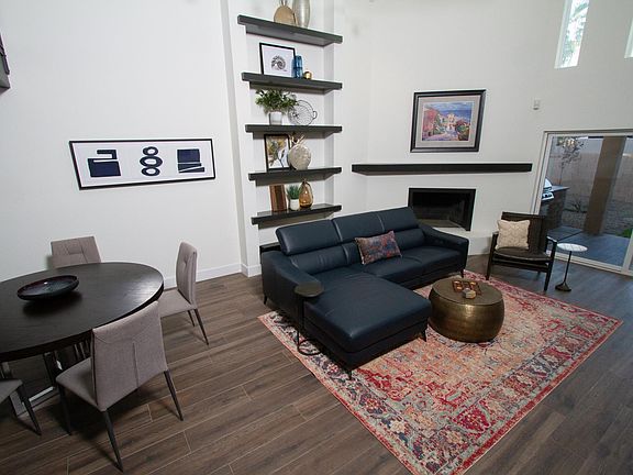 Dining area adjacent to living room