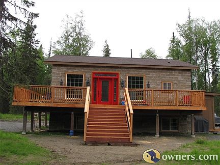 Newly constructed full wrap around deck.