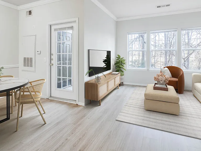 Living Room with Hard Surface Flooring