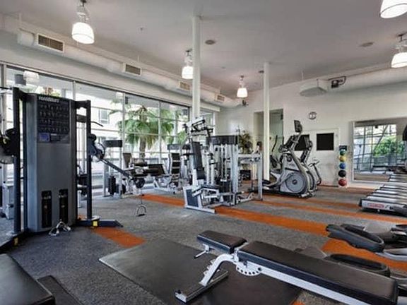 Large Modem Gym in the Building