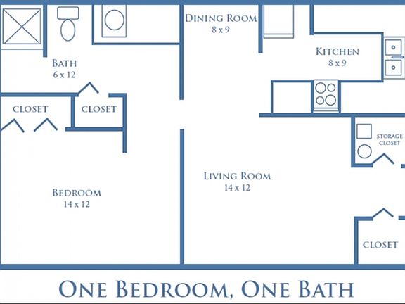 One Bedroom, One Bath - 750 sq. ft. One Bedroom, One Bath - 750 sq. ft.