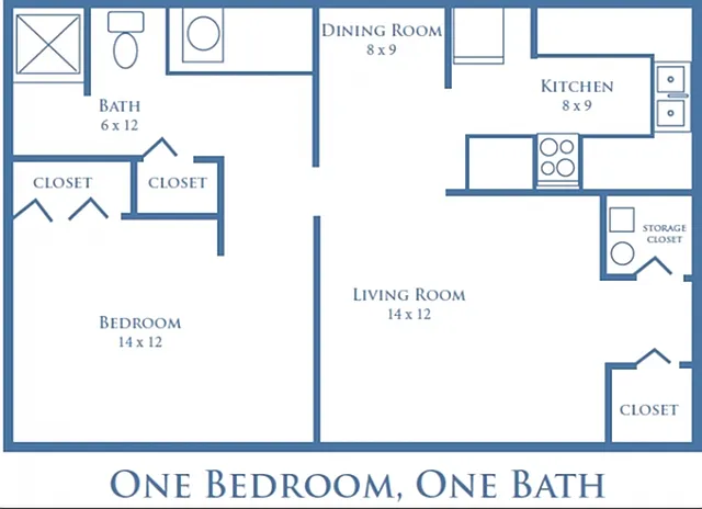 One Bedroom, One Bath - 750 sq. ft. One Bedroom, One Bath - 750 sq. ft.