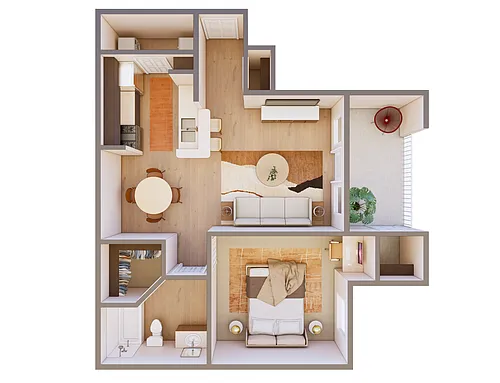 Floor plan Cameron