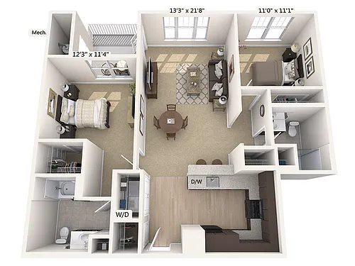 Floor plan B4