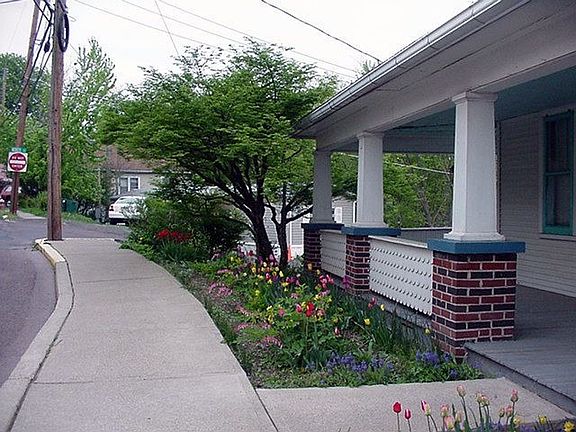 Front with Spring Bulbs