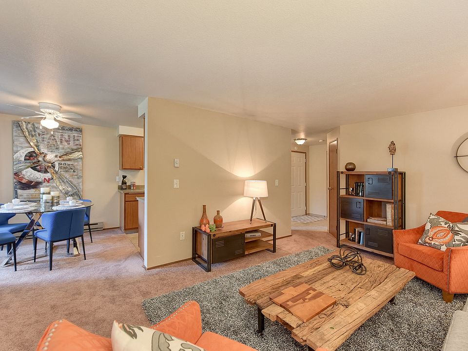 Living Room with View of Dining Area