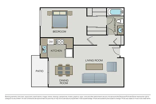 Floor plan Plan 1A