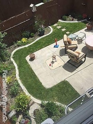 Private patio