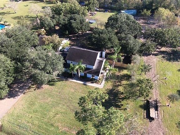 Aerial view of property goes right.
