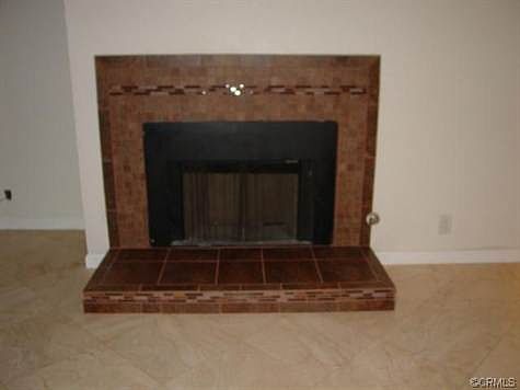 Gas and wood burning fireplace.