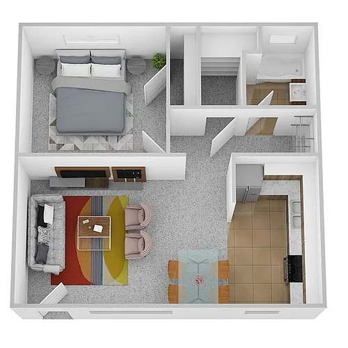 Floor plan 1 Bedroom
