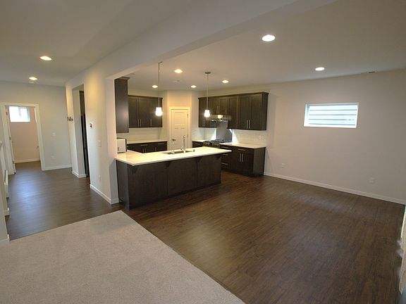 Viewing kitchen and hallway, from living room