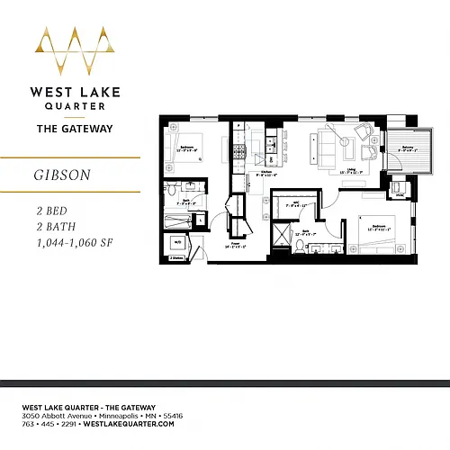 Floor plan Gibson