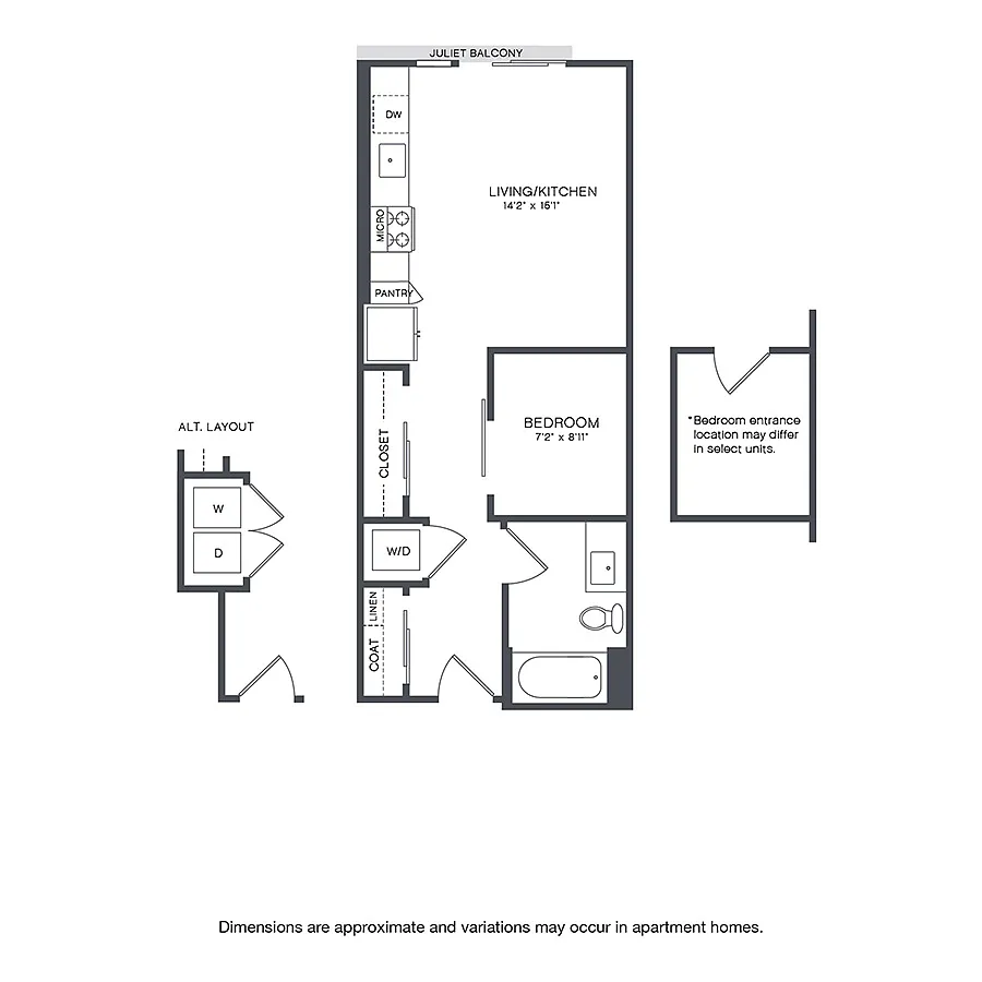 Floor plan Densmore