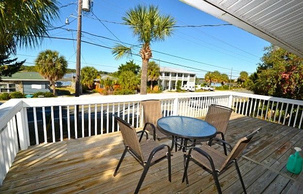 Gulf view from deck.