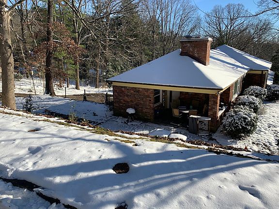 Side of house after a snow fall