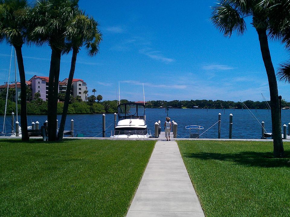 Walkway To Private Dock On Halifax River