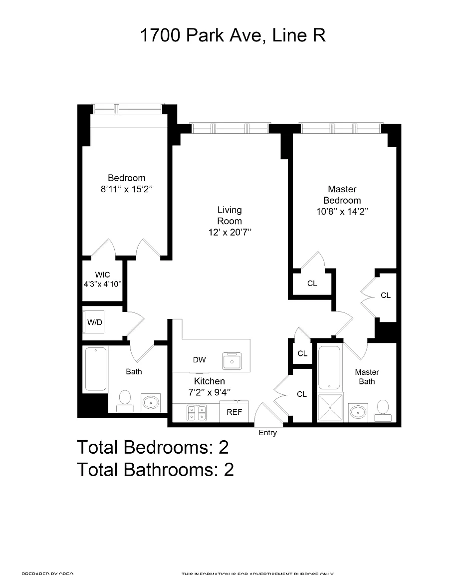 2 bed, 1100 sqft, $4,100 — Photo 1