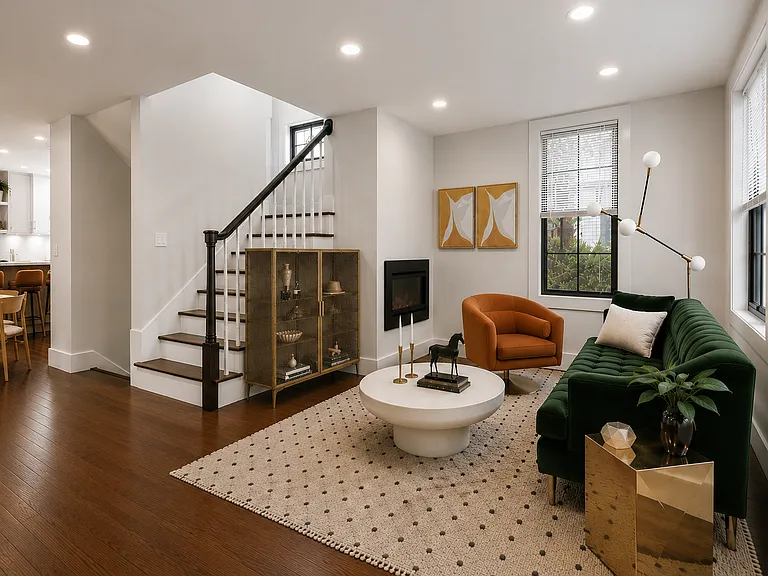 Virtually Staged Living room