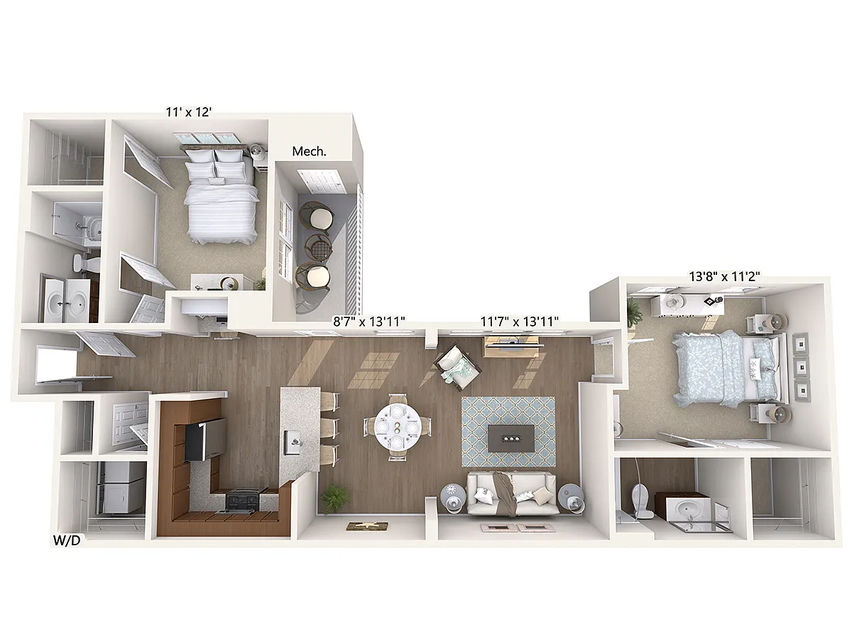 Floor plan B2-H-Floor1