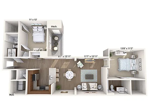 Floor plan B2-H-Floor1